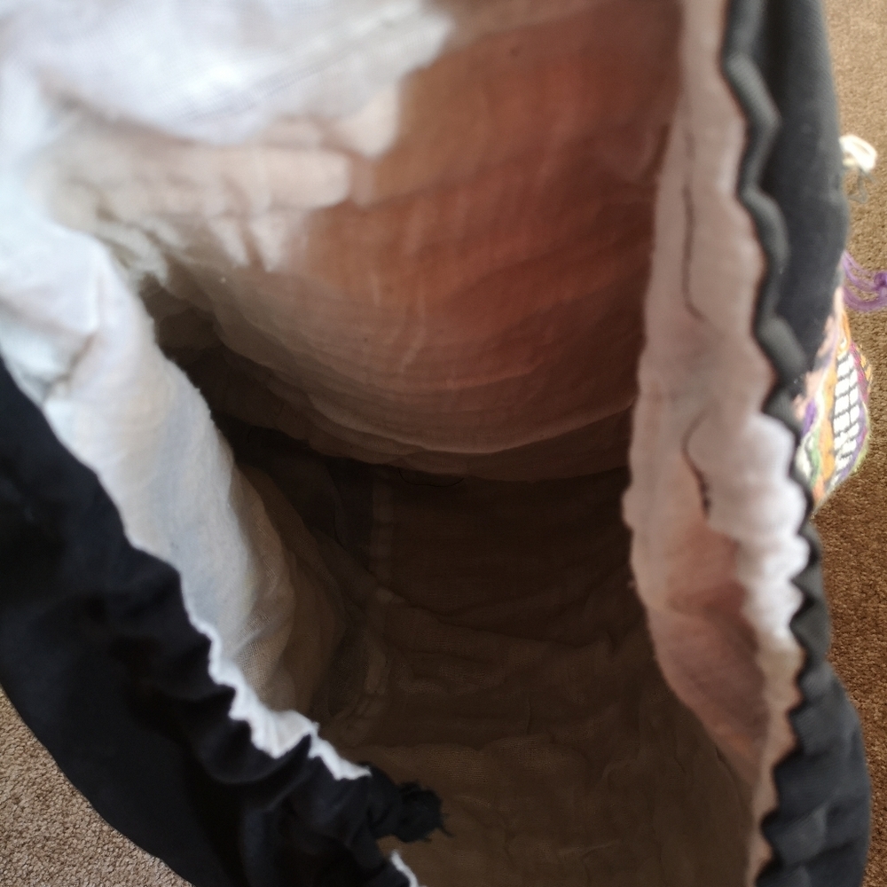 3/$45 Colorful Patterned Drawstring Bag - Picture 4 of 4